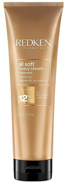 Крем для волосся Redken All Soft Heavy Cream Treatment 250 мл (3474636961054) (955555906606791) - Уцінка - зображення 1