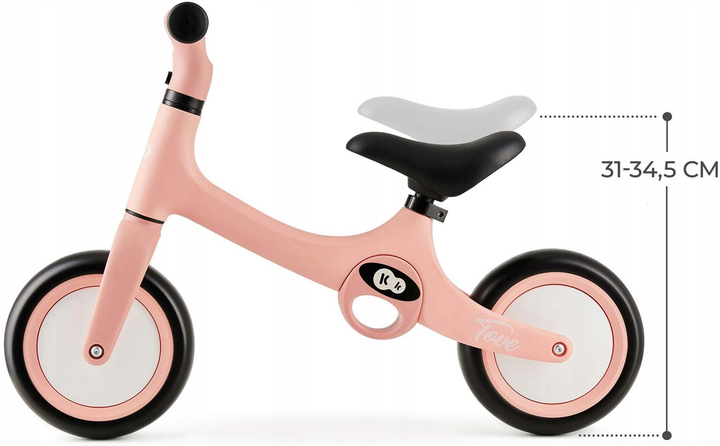 Rower biegowy KinderKraft Tove Pink (KRTOVE00PNK0000) (5902533922277) - obraz 4
