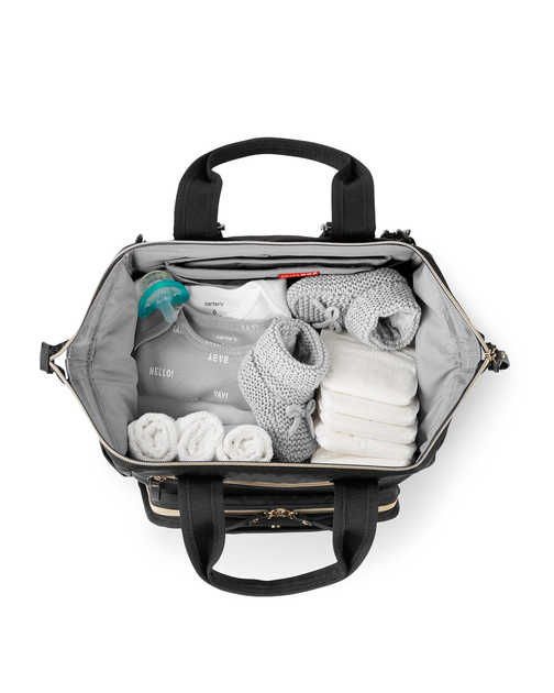 Plecak Skip Hop Mainframe Wide Open Backpack Diaper Bag - Charcoal 9J639110 (194135356627) - obraz 4