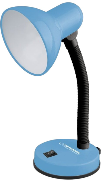 Lampa biurkowa Esperanza E27 Vega Niebieska (ELD109B) - obraz 1