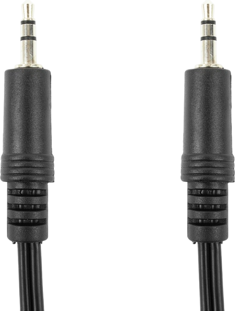 Kabel Accura miniJack - miniJack 1.2 m Black (ACC2246) - obraz 1