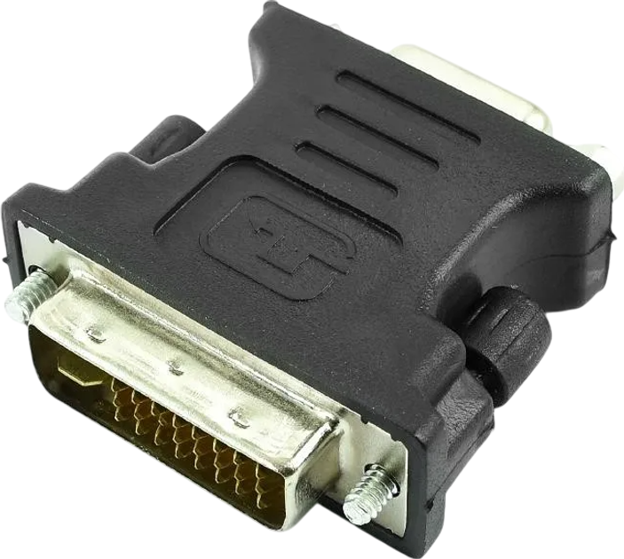 Adapter Accura DVI-I - VGA Black (ACC2254) - obraz 1