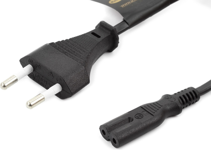 Kabel Accura Euro - C7 1.8 m Black (ACC2219) - obraz 2