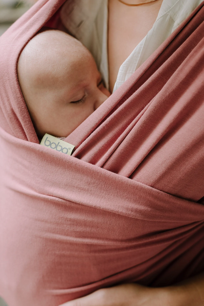 Chusta do noszenia dziecka Boba Wrap Pink (817579015133) - obraz 8