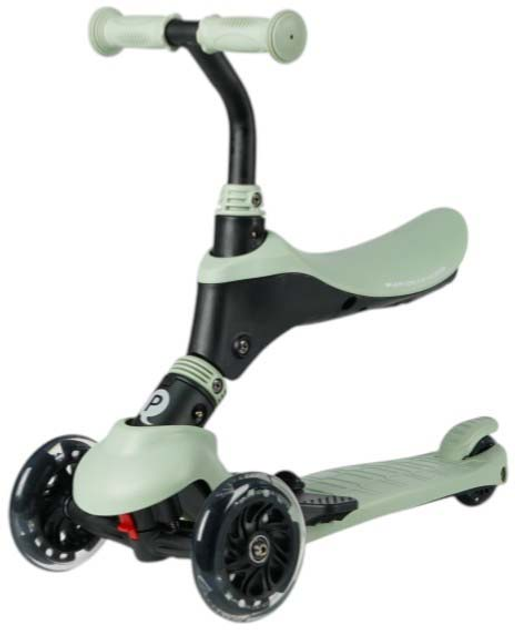 Дитячий самокат Qplay Sema Pro 3 в 1 Green (5061047481240) - зображення 5