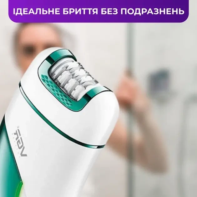 Эпилятор женский аккумуляторный 3 в 1 VGR V-731 usb триммер для тела и ног - изображение 2