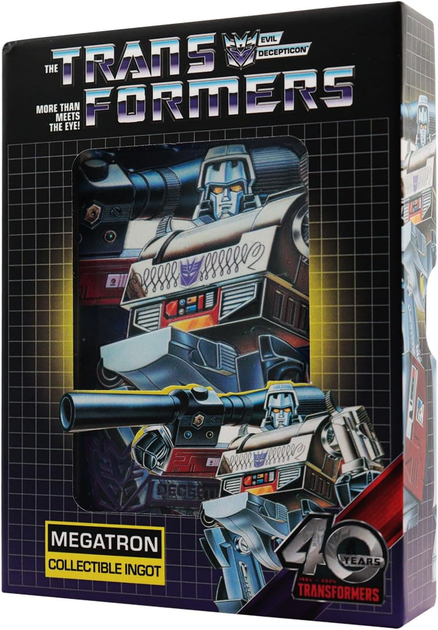 Plakietka kolekcjonerska Fanattik TRANSFORMERS 40th Anniversary Decepticons Limited Edition (5060948294539) - obraz 1