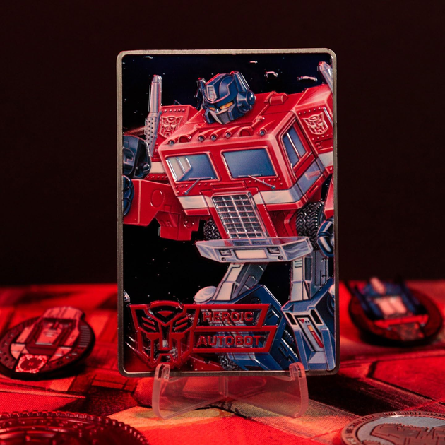 Plakietka kolekcjonerska Fanattik TRANSFORMERS 40th Anniversary Autobots Limited Edition (5060948294638) - obraz 6
