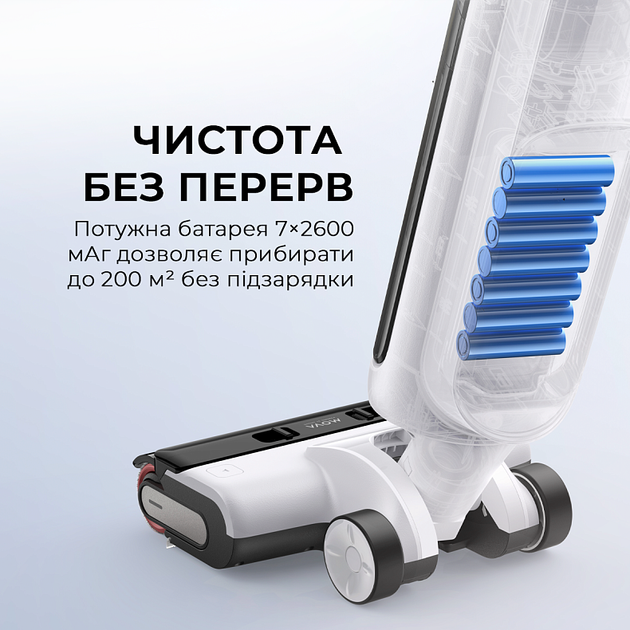 Акумуляторний миючий пилосос Mova K20 Pro (HMH21D) - зображення 8