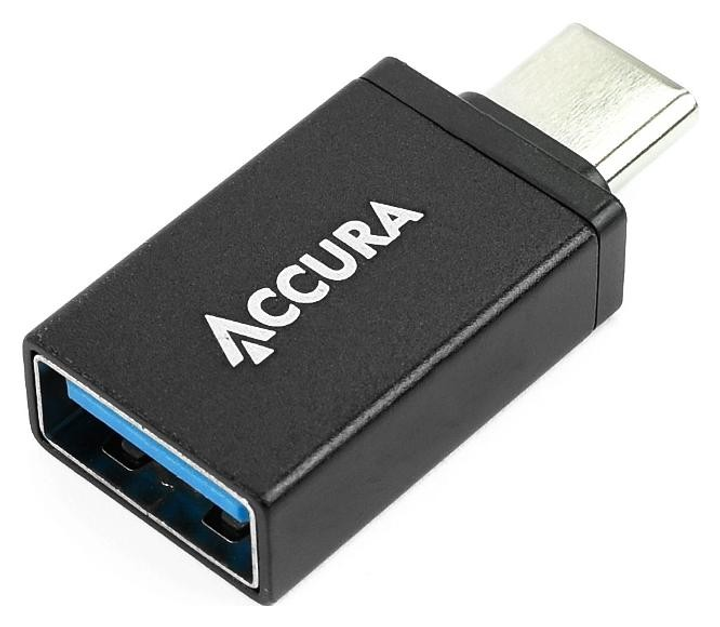 Адаптер Accura USB Type-C - USB 3.1 Type-A M/F (5904726952511) - зображення 1