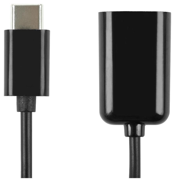 Кабель Accura USB Type-C - USB Type-A 2.0 M/F 0.15 m OTG (5904726952771) - зображення 1