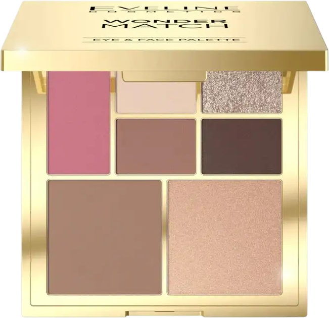 Paleta do konturowania twarzy Eveline Wonder Match 12 g (5903416080282) - obraz 1