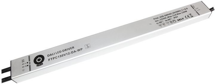 Блок живлення POS LED Driver 12В/11A 48-132W CV DIMMING AC TRIAC FTPC150V12-D (5902135133675) - зображення 1