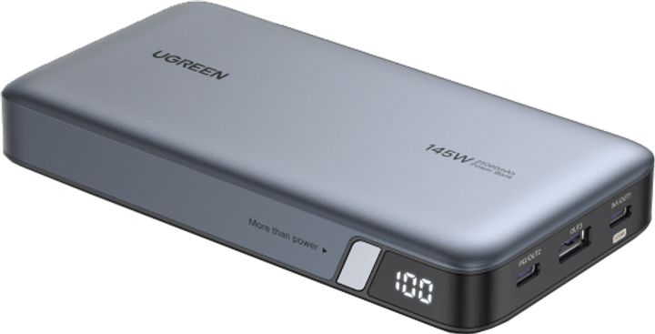 Powerbank Ugreen PB205 25000mAh 145W USB-C Grey (6941876213528) - obraz 1