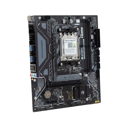 Материнська плата am5 Maxsun Challenger b650m v2, b650, 2xDDR5, Int.Video (cpu), 3xSATA3, 1xM.2, 1xPCI-E 4.0 x16, 1x pci-e 3.0 x4, 1xPCI-E 3. rtl8821ce, bt4.2, 4xUSB3.2/2xUSB2.0, dp/hdmi, Micro atx - зображення 3