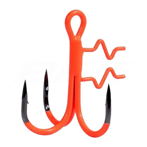Крючок тройной BKK Assist Spear-21 UVO Orange №6(7шт),5524410 - Фото 1 Крючок тройной BKK Assist Spear-21 UVO Orange №6(7шт),5524410 - изображение 1