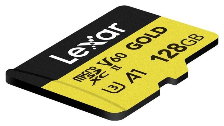 Karta pamięci Lexar microSDXC Professional GOLD 128Gb UHS-II A1 C10 U3 V60 (LMSGOLD128G-BNNNG) - obraz 4