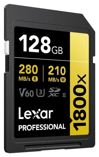 Zestaw kart pamięci Lexar Professional 1800x SDXC 128GB (LSD1800128G-B2NNG) - obraz 3