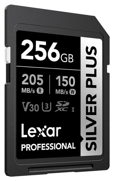 Карта пам'яті Lexar Professional SILVER PLUS SDXC 256GB (LSDSIPL256G-BNNNG) - зображення 2