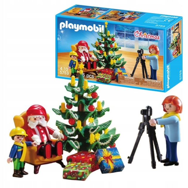 Klocki Playmobil Zdjęcie ze Świętym Mikołajem 16 szt 5753 (4008789057532) - obraz 2