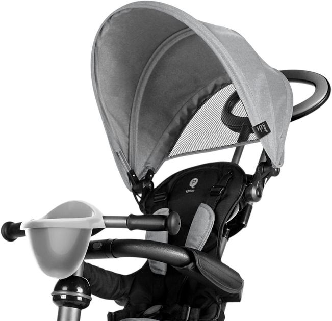 Rowerek trójkołowy Qplay Cosy Grey (5061047480373) - obraz 3
