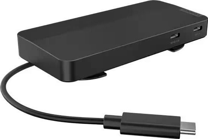 Stacja dokująca Lenovo USB-C Dual Display Travel Dock Black (40B90000WW) - obraz 3