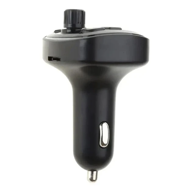 FM-трансмиттер для авто Earldom M71 MP3 2USB+Type-C 3.1A LED-дисплей прикуриватель черный - изображение 3