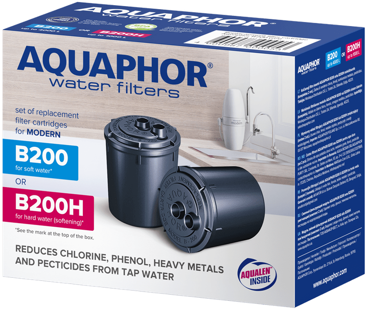 Wkład do dzbanków filtrujących Aquaphor B200 - obraz 1