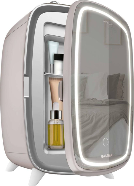 Lodówka kosmetyczna Cecotec CoolingBeauty 6000 Mirror Różowa (8435484044424) - obraz 1