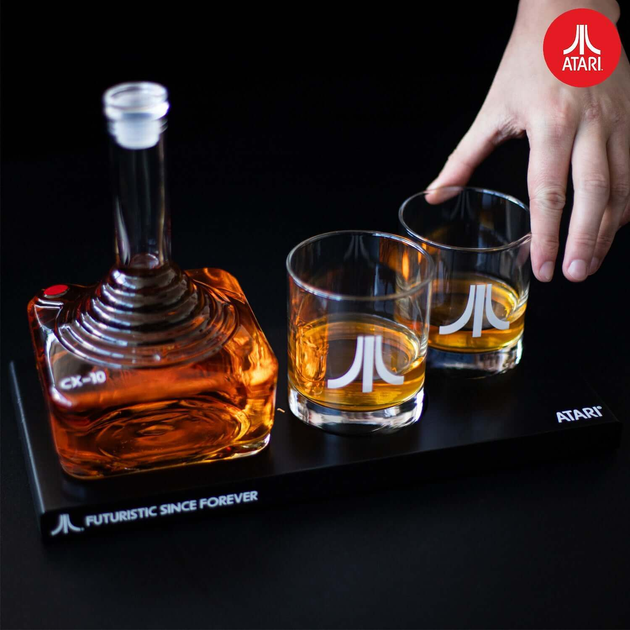 Подарунковий набір Thumbs Up! Atari Joystick Decanter Set CX-10 (5060820074921) - зображення 8