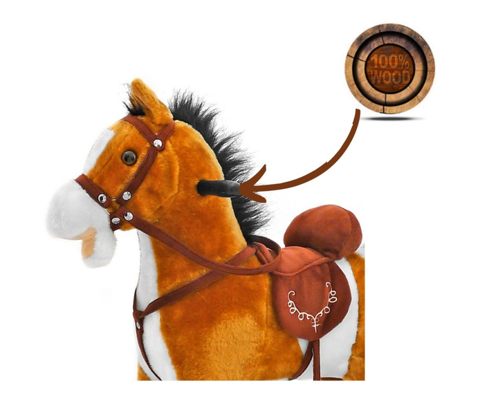 Konik na biegunach Milly Mally Mustang jasny brąz (5907717434164) - obraz 4