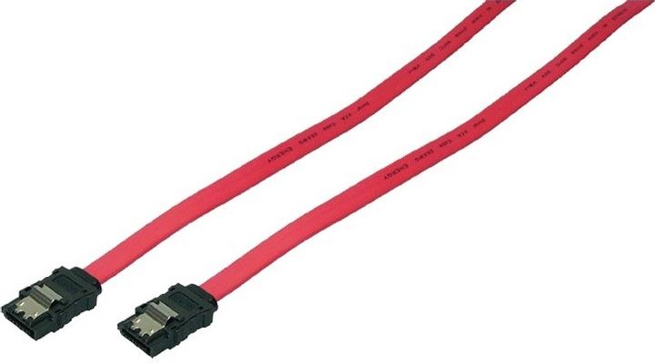 Кабель Logilink SATA III 0.3 m Red (CS0009) - зображення 1