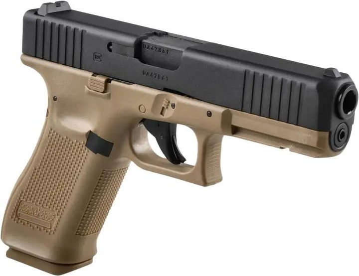 Пистолет пневматический Umarex Glock 17 Gen5 Blowback CO2 кал 4,5 мм BB Сoyote - изображение 4
