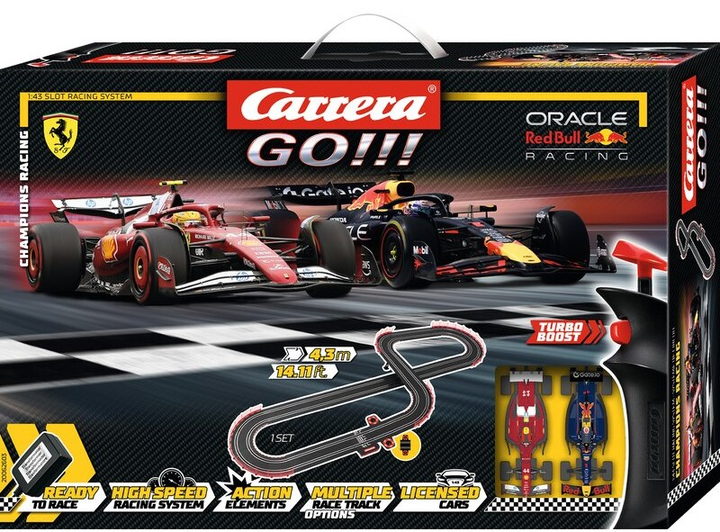 Перегоновий трек Carrera Go Champion's Racing 4.3 м (20062603) (4007486626034) - зображення 1