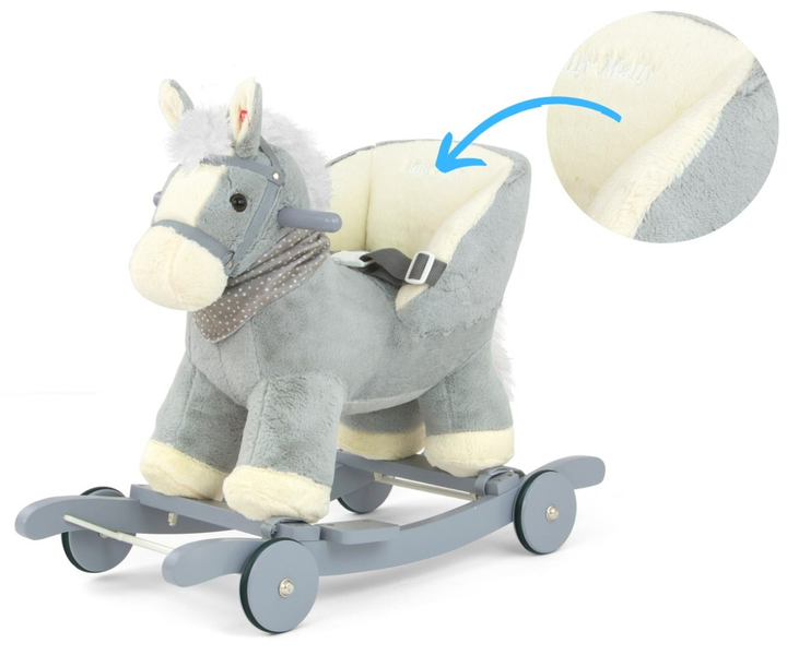 Konik na biegunach Milly Mally Polly Gray (5901761124026) - obraz 5