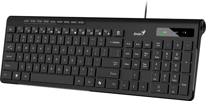Клавіатура дротова Genius SlimStar 230 II USB Black (31310048406