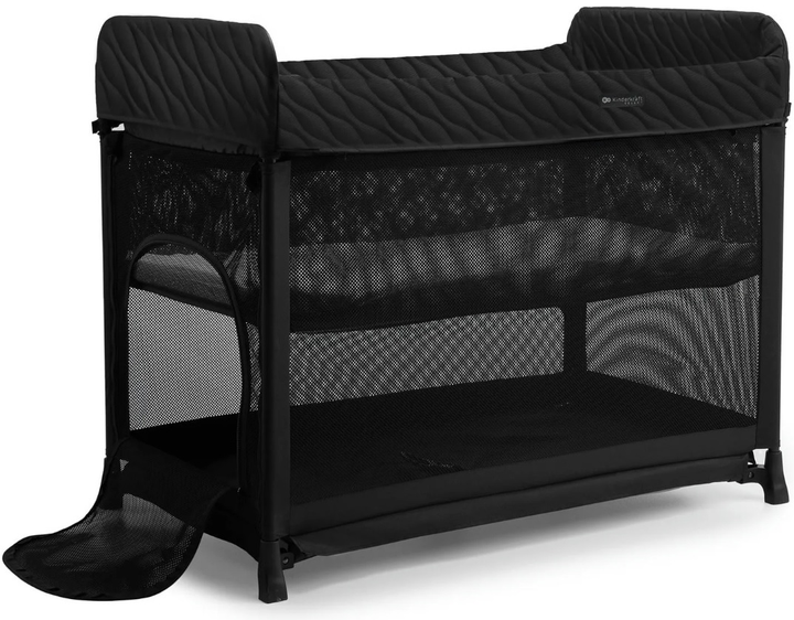 Łóżeczko turystyczne Kinderkraft Moon Dream Black (5902533925933) - obraz 1
