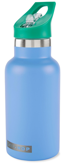 Butelka Termiczna Skip Hop z ustnikiem i naklejkami 380 ml Blue (9Q361010) (195862468515) - obraz 2