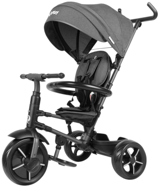 Rowerek trójkołowy Qplay Rito Star Black (5061047480236) - obraz 1
