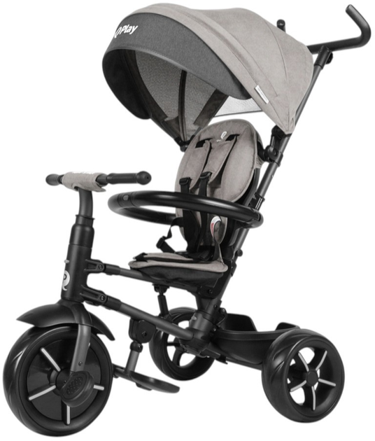 Триколісний велосипед Qplay Rito Star Grey (5061047480212) - зображення 1