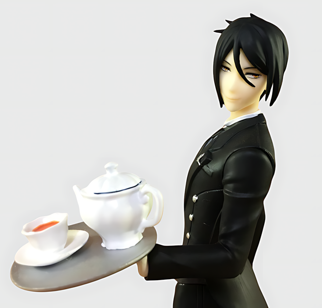 Фигурка FuRyu Тёмный дворецкий Себастьян Black Butler Sebastian Michaelis 20 см (8A4B46FCFB5A) - Фото 2 Фигурка FuRyu Тёмный дворецкий Себастьян Black Butler Sebastian Michaelis 20 см (8A4B46FCFB5A) - изображение 2
