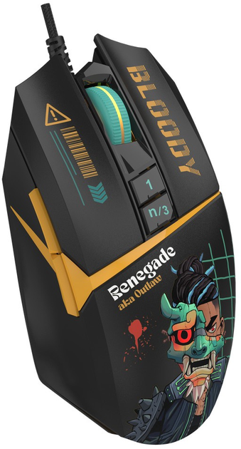 Миша A4Tech Bloody W63 Max USB Renegade Midnight (4711421000536) - зображення 2