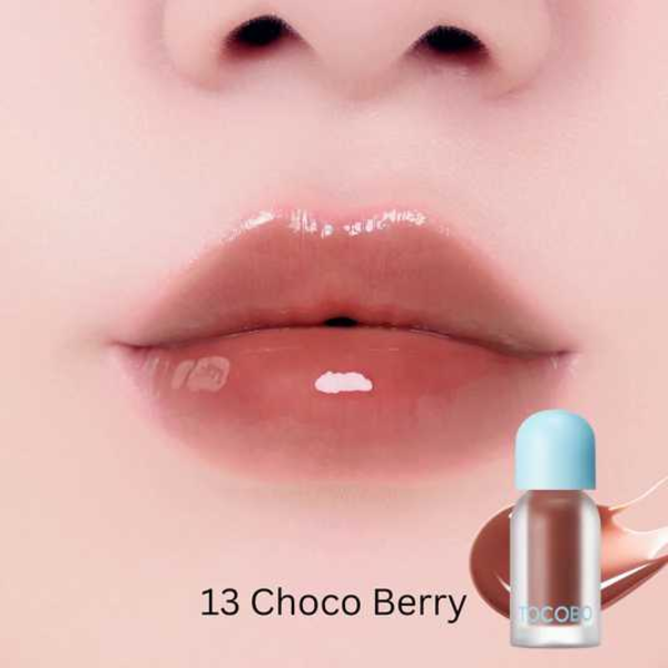 Масло-плампер Tocobo Juicy Berry Plumping Lip Oil Glam Max 13 Choco Berry червоно-коричневий 4 г - Фото 2 Масло-плампер Tocobo Juicy Berry Plumping Lip Oil Glam Max 13 Choco Berry червоно-коричневий 4 г - зображення 2