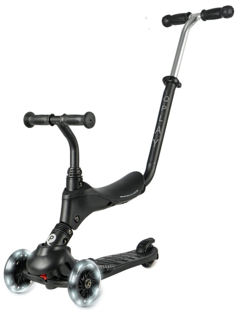 Самокат дитячий Qplay Sema Pro 3 в 1 Black (5690) (5061047481233) - зображення 1