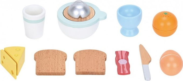 Набір іграшок Small Wood Breakfast Play Set with Juicer L40295 (5711336038852) - зображення 1