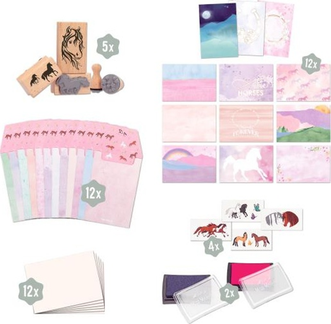 Zestaw zabawek Depesce Miss Melody Letter and Stamp Set 0412128 (4010070631529) - obraz 5