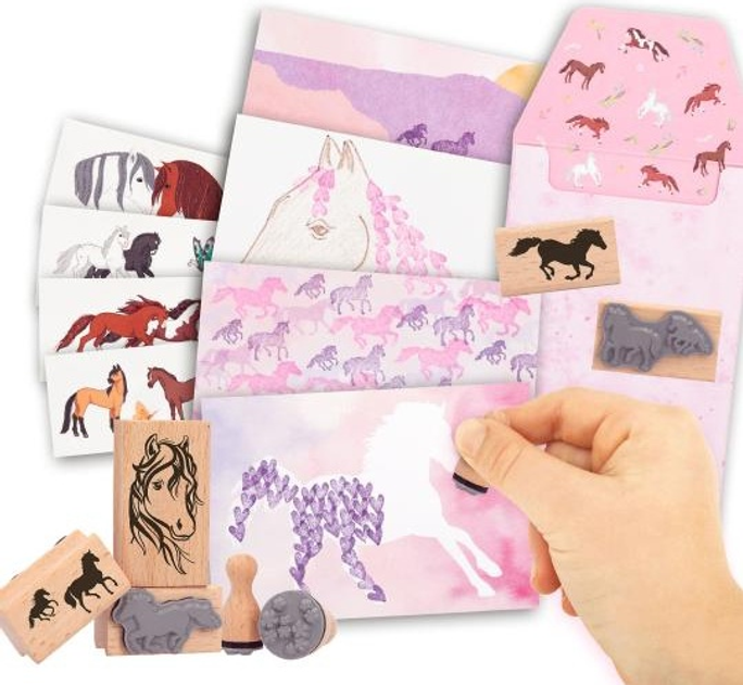Zestaw zabawek Depesce Miss Melody Letter and Stamp Set 0412128 (4010070631529) - obraz 6