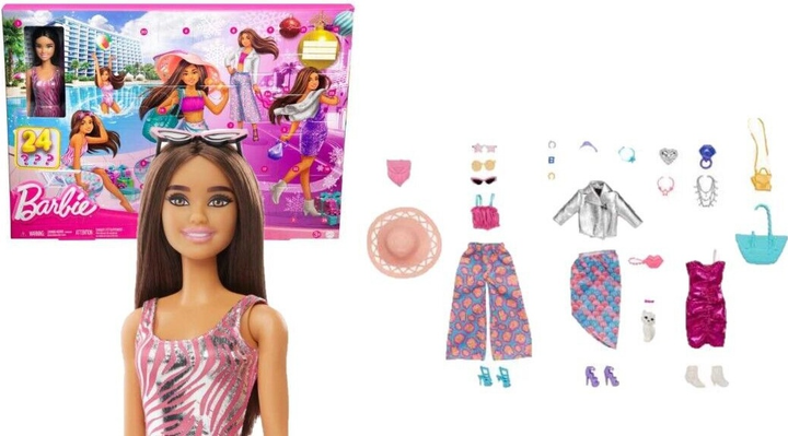 Kalendarz adwentowy Barbie Fashionistki HKB09 (194735098842) - obraz 2
