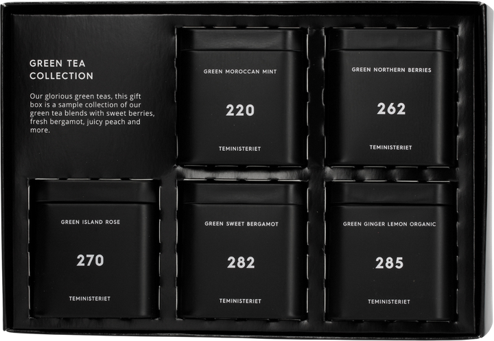 Набір чаїв Teministeriet Green Tea Collection розсипчастих 5 шт (7340023001152) - зображення 1