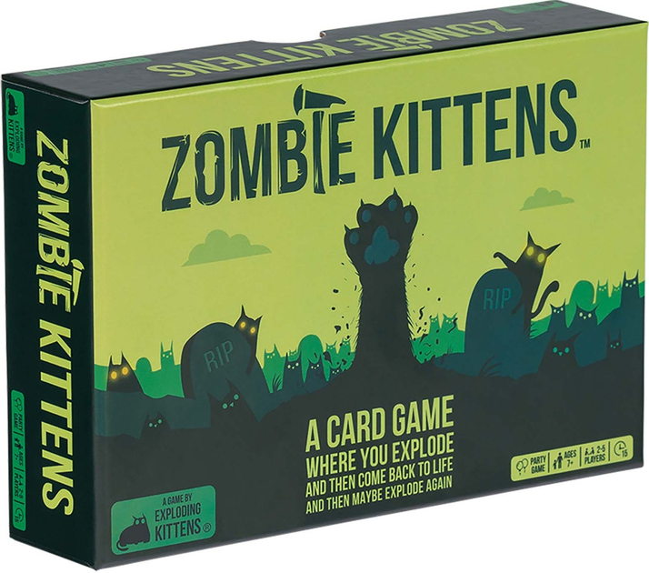 Настільна гра Exploding Kittens Zombie EKGZOMB6 (810083043760) - зображення 1